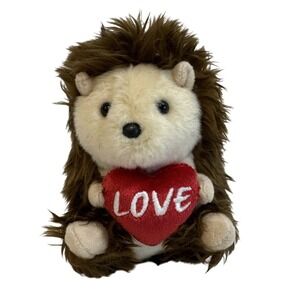 Aurora Rolly Pet Love Hedgehog Round Stuffed‎ Animal 5" Small